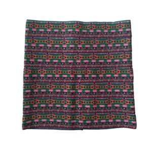 Pleasure Doing Business Colorful Mini Length Bandage Style Skirt Women's Large